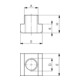 Ecrou à rainure en T AMF DIN 508 M24x30-4