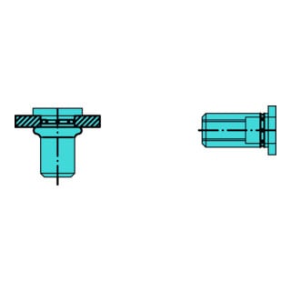 Rivets aveugles Gesipa PolyGrip en acier inoxydable