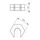 Écrou allongé AMF n° 6334 M22 Ouv 32mm-5