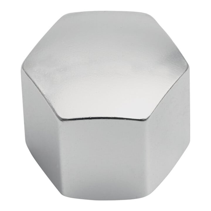 Ecrou borgne Hermeta en aluminium. anodisé argent. M8