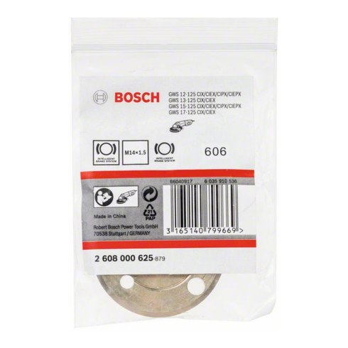Ecrou de serrage Bosch pour meuleuse d'angle M 14 x 1,5 mm filetage fin