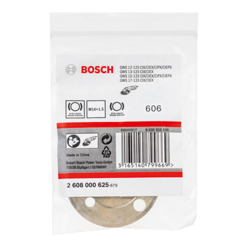Ecrou de serrage Bosch pour meuleuse d'angle M 14 x 1,5 mm filetage fin