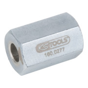 Ecrou KS Tools, tête hexagonale 19 mm, diamètre intérieur 6 mm