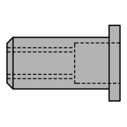 Ecrous à rivets aveugles Gesipa Mini-Pack Alu M 4 Long-4