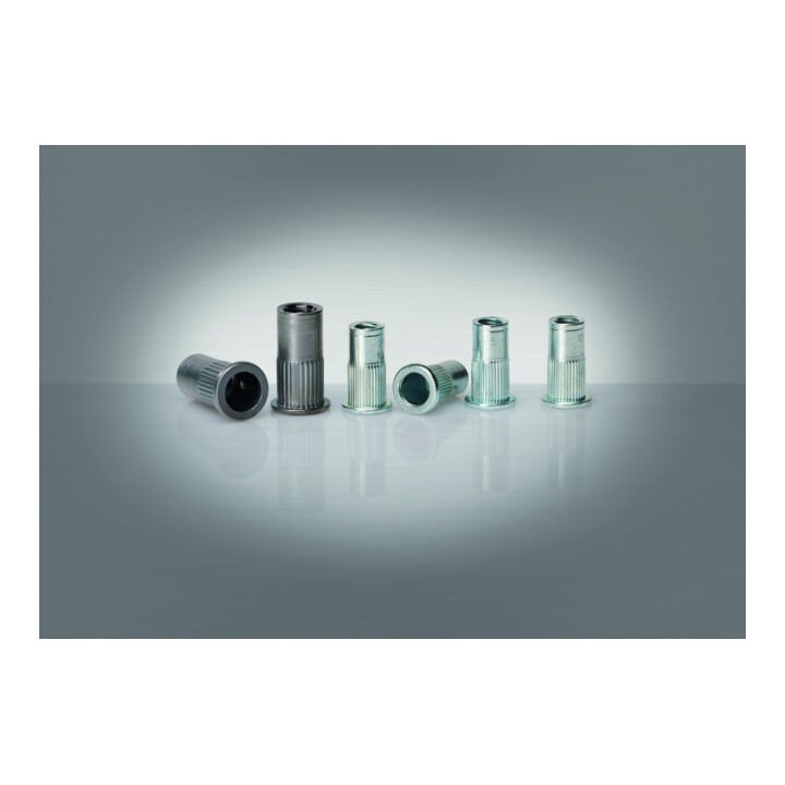 Ecrous aveugles Gesipa PolyGrip acier moleté M6 x 9 x 18 x 18
