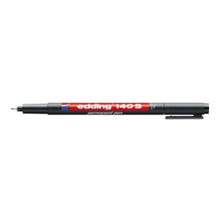 edding Folienschreiber 140 S 4-140001 0,3mm permanent schwarz