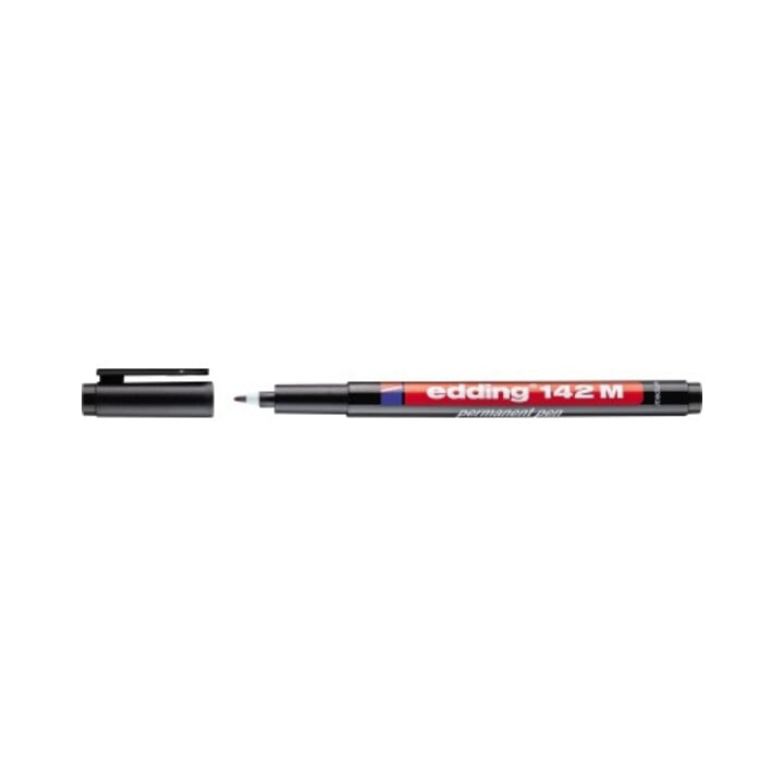 edding Folienschreiber 142 M 4-142001 1mm permanent schwarz