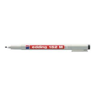 edding Folienschreiber 152 M 4-152001 non-permanent schwarz