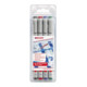 edding Folienschreiber 4-152-4 non-permanent sortiert 4 St./Pack.-1