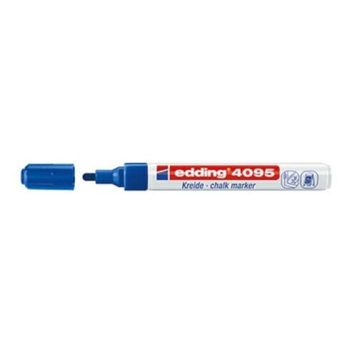 edding Kreidemarker 4095 4-4095003 2-3mm Rundspitze blau