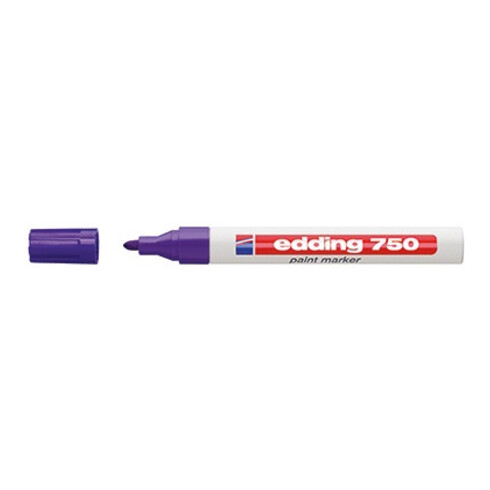edding Lackmarker 750 4-750-9-008 2-4mm Rundspitze permanent violett