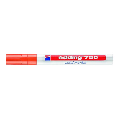edding Lackmarker 750 4-750006 2-4mm Rundspitze permanent orange
