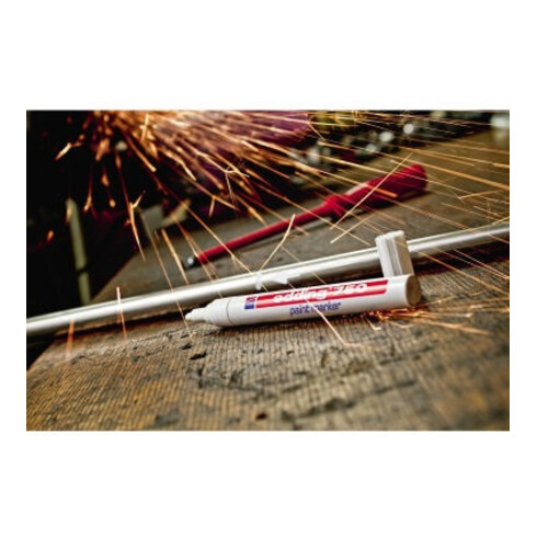 edding Lackmarker 750 4-750054 2-4mm Rundspitze permanent silber