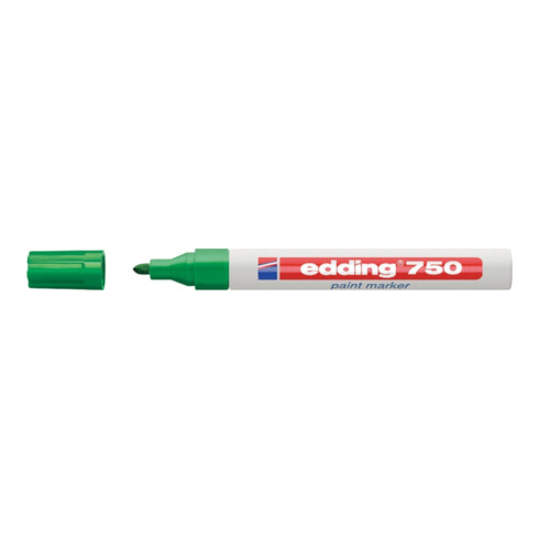 edding Lackmarker 750 4-750004 2-4mm Rundspitze permanent grün