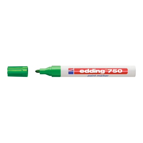 edding Lackmarker 750 4-750004 2-4mm Rundspitze permanent grün