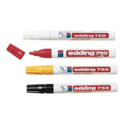 Edding Lackmarker 750 rot Rundspitze Strichbreite ca.2-4mm