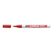 edding Lackmarker 751 4-751002 1-2mm Rundspitze permanent rot