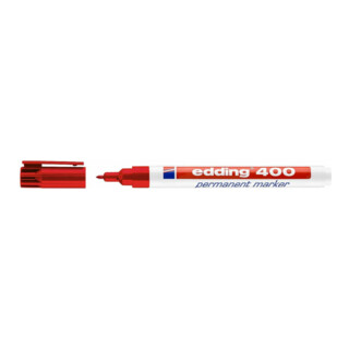 Marqueur permanent Edding 400 pointe de balle noire