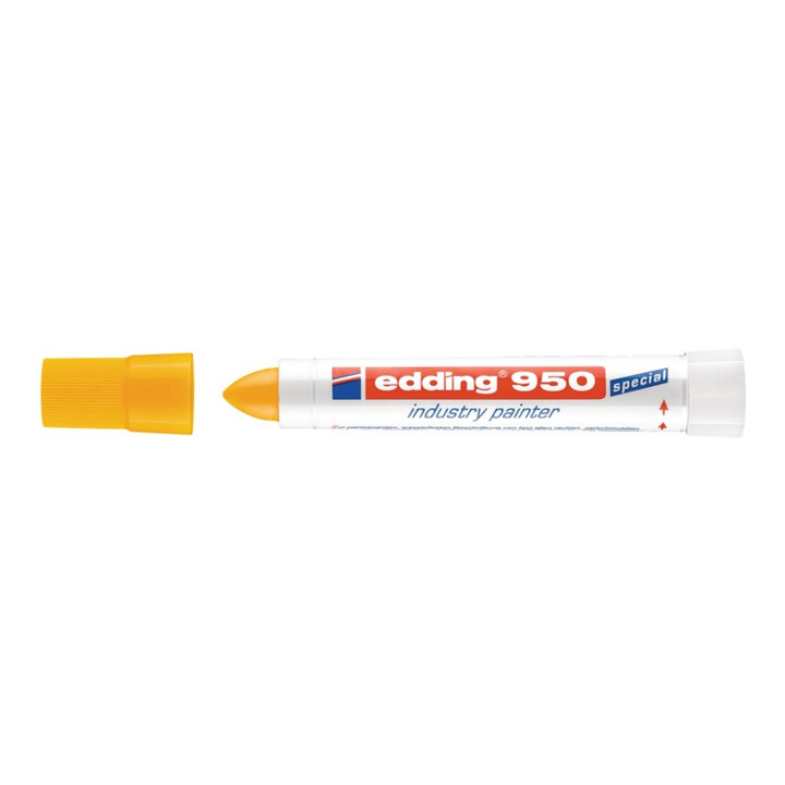 Edding Pastenmarker 950 gelb permanent Rundspitze Strichbreite 10mm