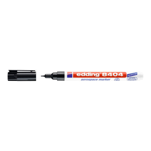 Edding Pennarello indelebile, Colore inchiostro: BL
