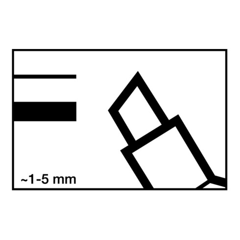 Edding Permanentmarker schwarz Keilspitze