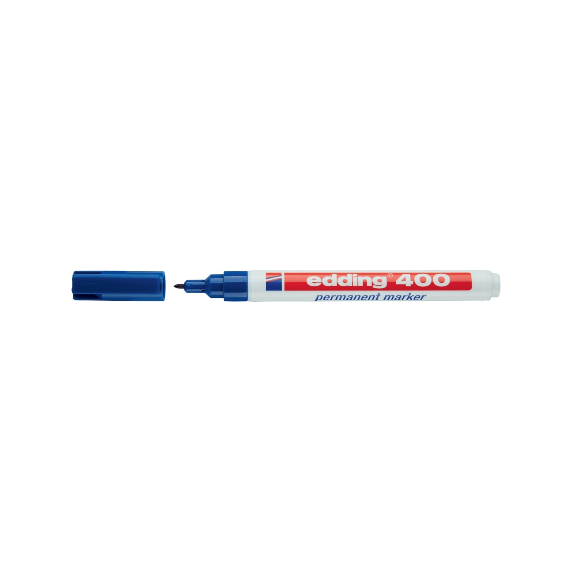 Edding Permanentmarker 400 blau Rundspitze Strichbreite ca.1mm