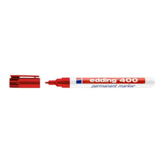 Edding Permanentmarker 400 schwarz Rundspitze
