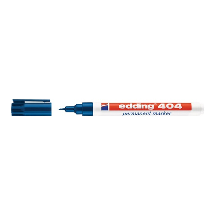 Edding Permanentmarker 404 blau Rundspitze Strichbreite ca. 0,75mm