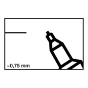 Edding Permanentmarker 404 blau Rundspitze Strichbreite ca. 0,75mm-4