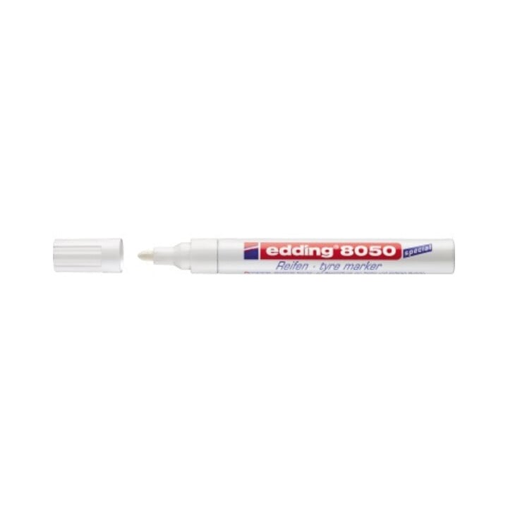 edding Reifenmarker 8050 4-8050049 2-4mm Rundspitze weiß