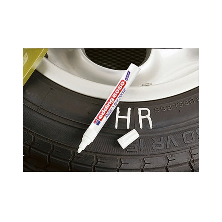 edding Reifenmarker 8050 4-8050049 2-4mm Rundspitze weiß