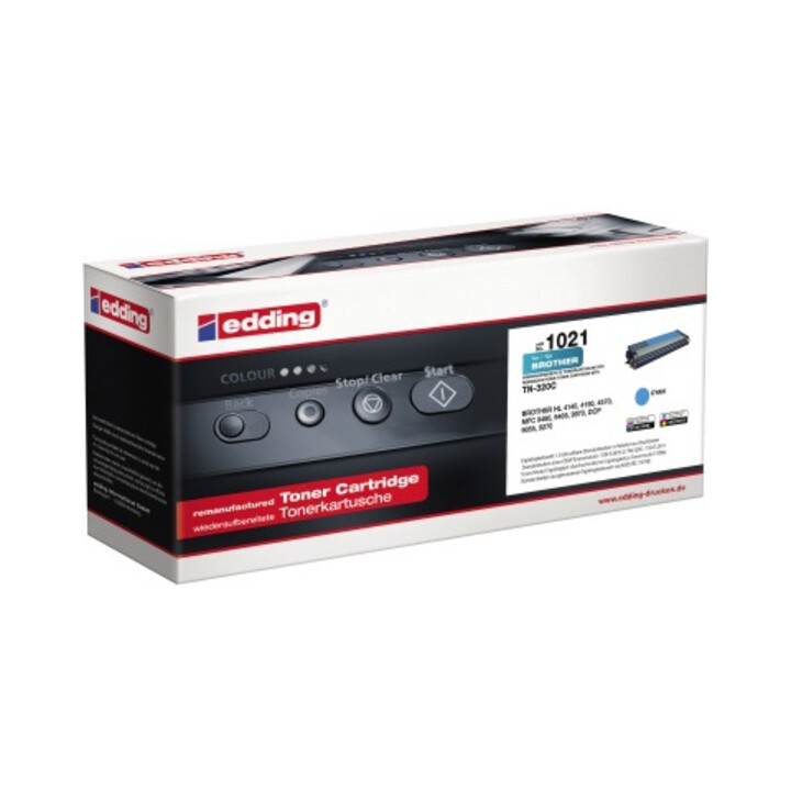 edding Toner 18-1021 wie Brother TN-320C cyan