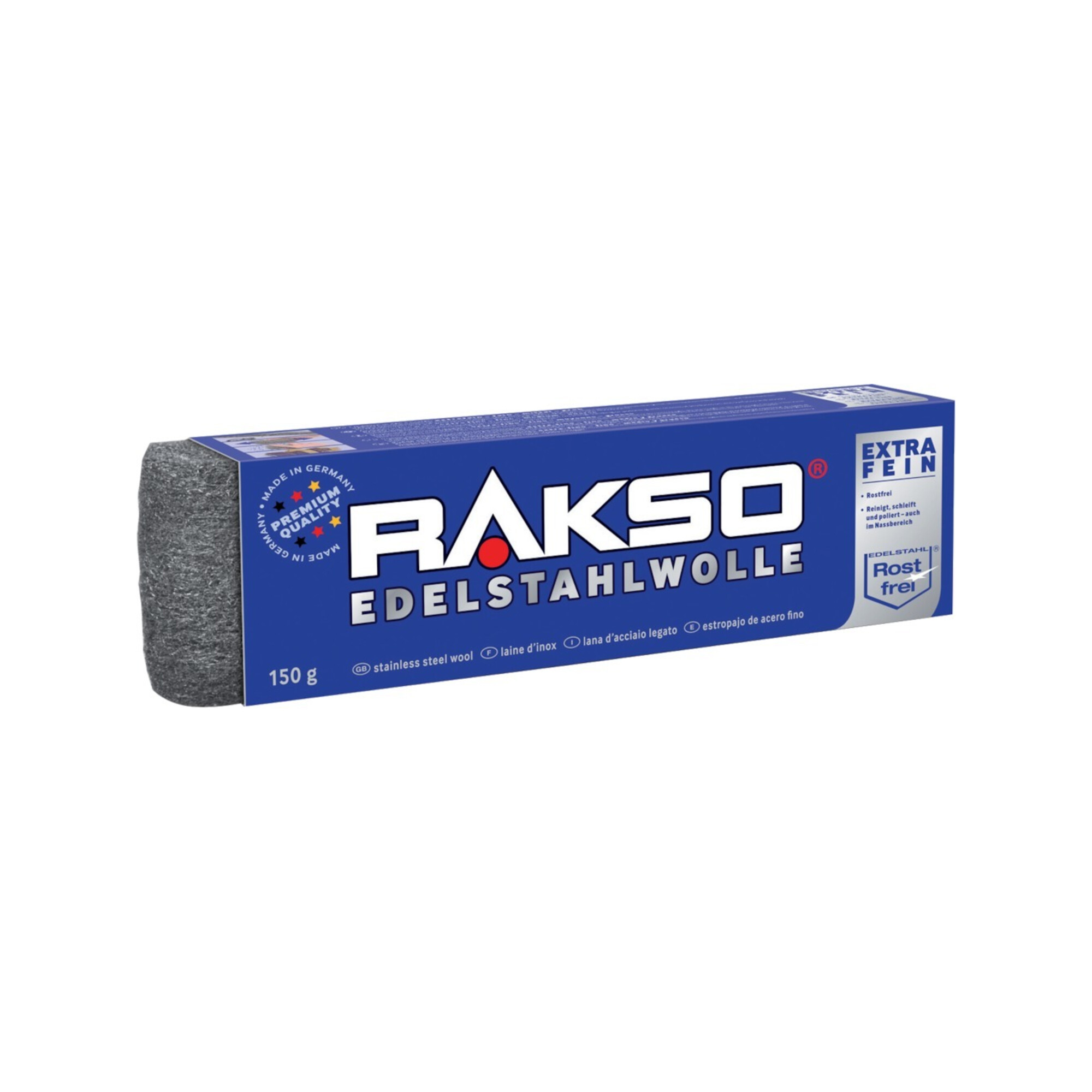 Edelstahlwolle ext.fein 00 150g RAKSO ; OSCAR WEIL