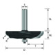 Edessö Fresa a spianare HW- (HM), Z=2, fondo a sfere, ø88,9 NL15,9, GL71 S12 W6 Grado R4-1