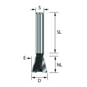 Edessö Fresa HW- (HM), Z=2, ø14,3 NL12,7, GL45 S8 W14 gradi-1