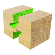 Edessö Fresa per incollaggio HW- (HM), Z=2, ø30,2 NL25,4, GL58 S8-4