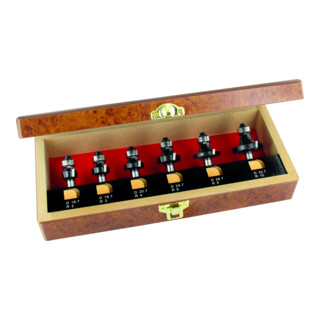 EDESSÖ HW- (HM) 6 pcs. jeu de fraises à arrondir R2/3/4/6/8/10 mm S 8