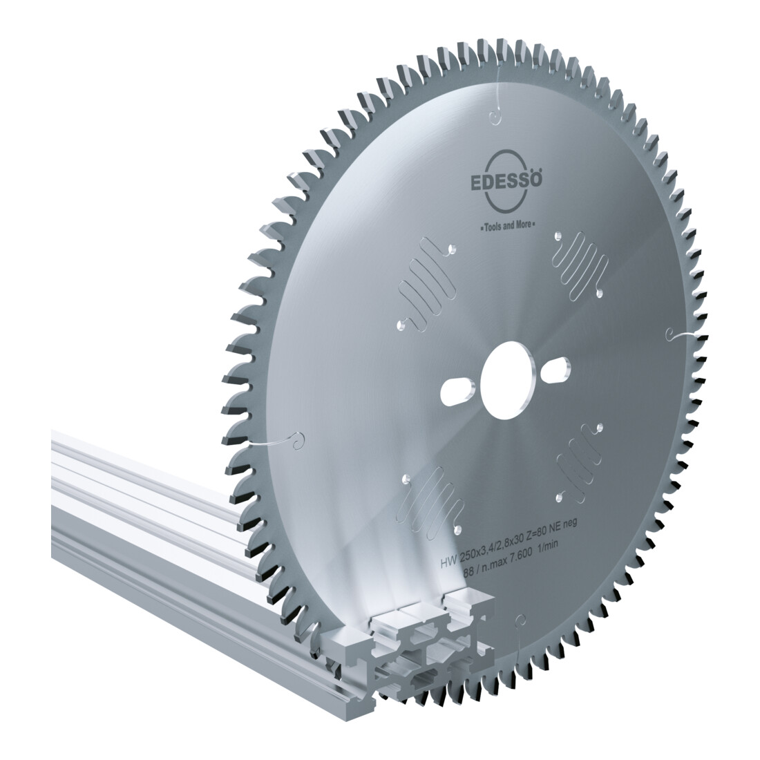 Edessö Lama circolare di precisione TFneg (NE) Multidente, TC 350x3,4/2,8x50 Z=108 NE neg