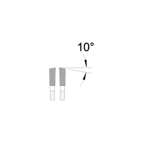 Edessö Lama circolare per tagli di precisione a dente alternato con angolo di spoglia negativo, multidente, HW