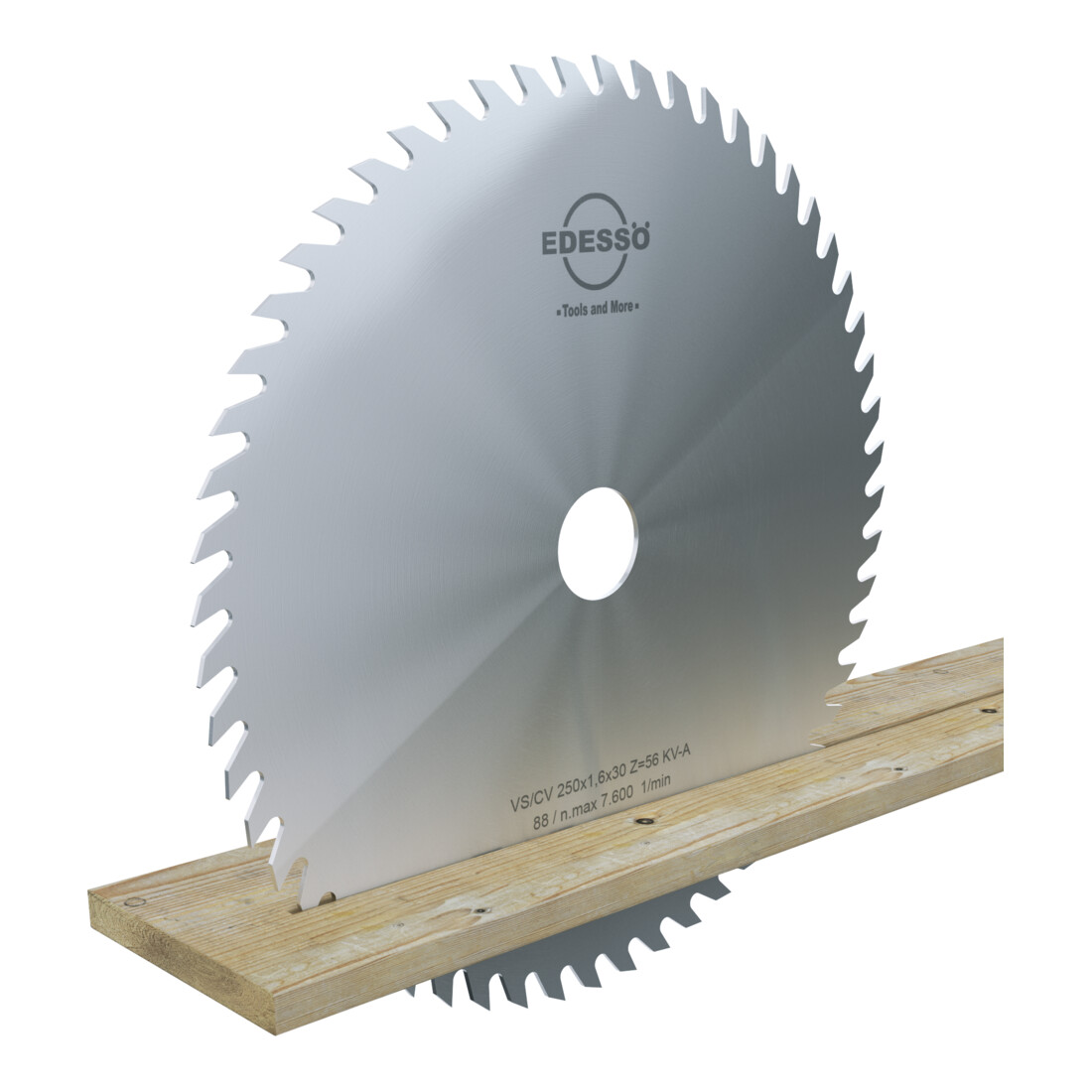 Edessö Lama per sega circolare da costruzione in acciaio massiccio VS / forma del dente A - KV spessore normale, VS/CV 700x3,2x30 Z=56 KV-A