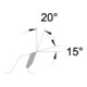 EDESSÖ Lame de scie circulaire à main pour machines AKKU (lame de scie à coupe fine), HW 165x1,8/1,2x20 Z=36 W-4