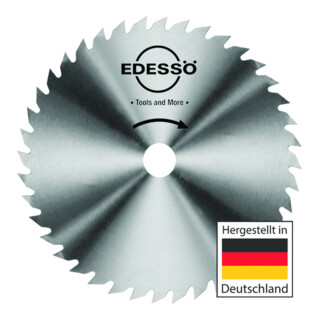 EDESSÖ Lame de scie circulaire de construction VS en acier massif CV / forme de dent A - KV épaisseur moyenne, VS/CV 400x2,2x30 Z=56 KV-A