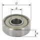 EDESSÖ diamètre du roulement à billes 22 x 12,7 x 4,76 mm adapté à EDESSÖ 105722012-1