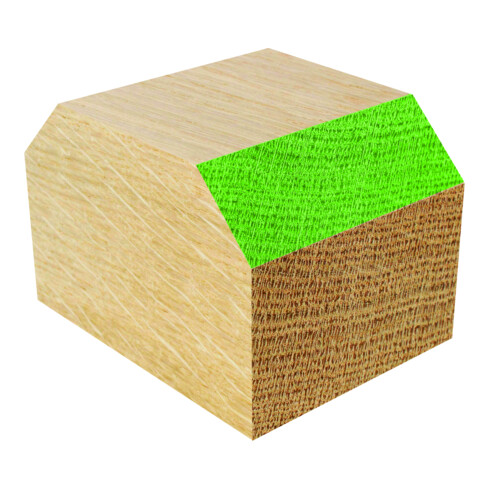 Edessö Fresa HW- (HM) ad inserti per smussare 30 gradi o 45 gradi, Z=2, fondo a sfere, ø29 NL12, GL60 S8 W45 gradi