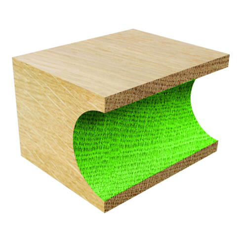 Edessö Fresa circolare concava HW- (HM), Z=2, ø38,1 NL6,35, GL40 S8 W R3,18