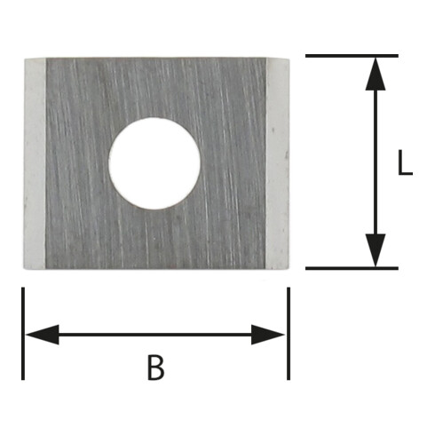 EDESSÖ HW lames réversibles 9,6 x 12 x 1,5 mm, 2 tranchants adaptés à EDESSÖ 130220012