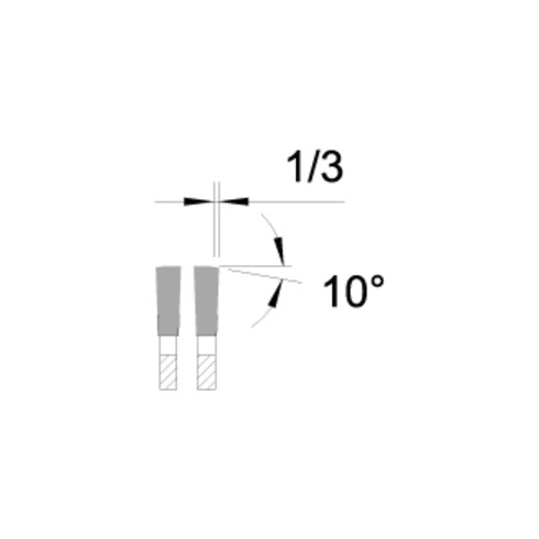 Edessö Lama circolare di precisione STEELcut 1 STZ, taglio a secco, TC 305x2,4/2,0x25,4 Z=60 STZ