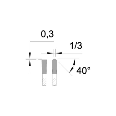 Edessö Lama circolare TFpos di precisione (NE) Multidente, HW 350x3,6/3,0x32 Z=84 NE pos