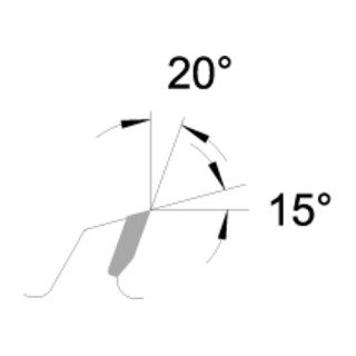 Lame de scie circulaire portative EDESSÖ pour machines AKKU (lame de scie à coupe fine), HW
