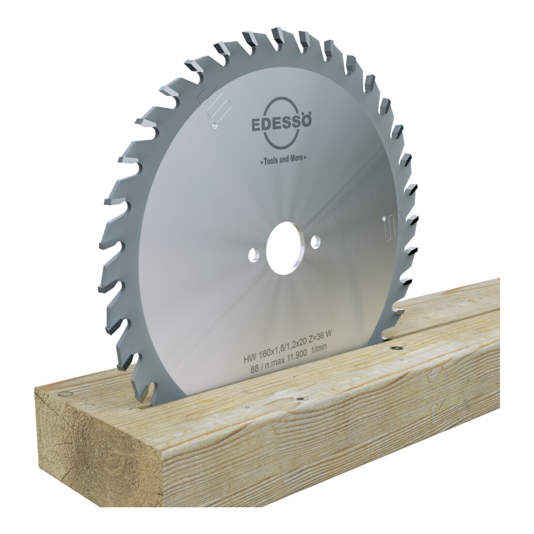 EDESSÖ Lame de scie circulaire à main pour machines AKKU (lame de scie à coupe fine), HW 136x1,6/1,2x20 Z=36 W